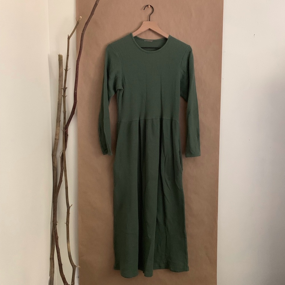 •thermal maxi dress•